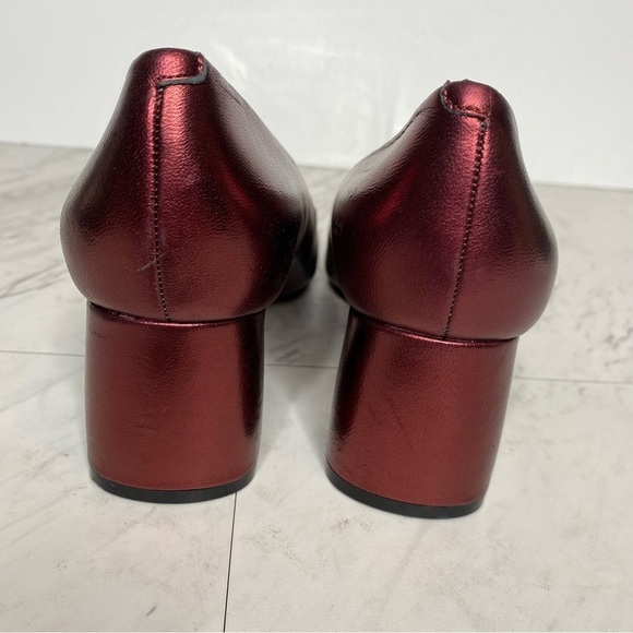 Marc Fisher Yulunda Red Leather Pointy Toe Pump 6.5 M - Picture 4 of 16